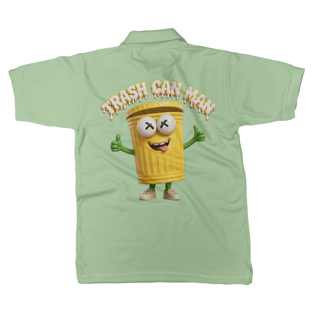 TRASH CAN MAN Classic Adult Polo Shirt