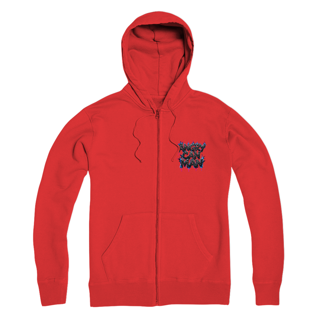 angry can man Premium Adult Zip Hoodie