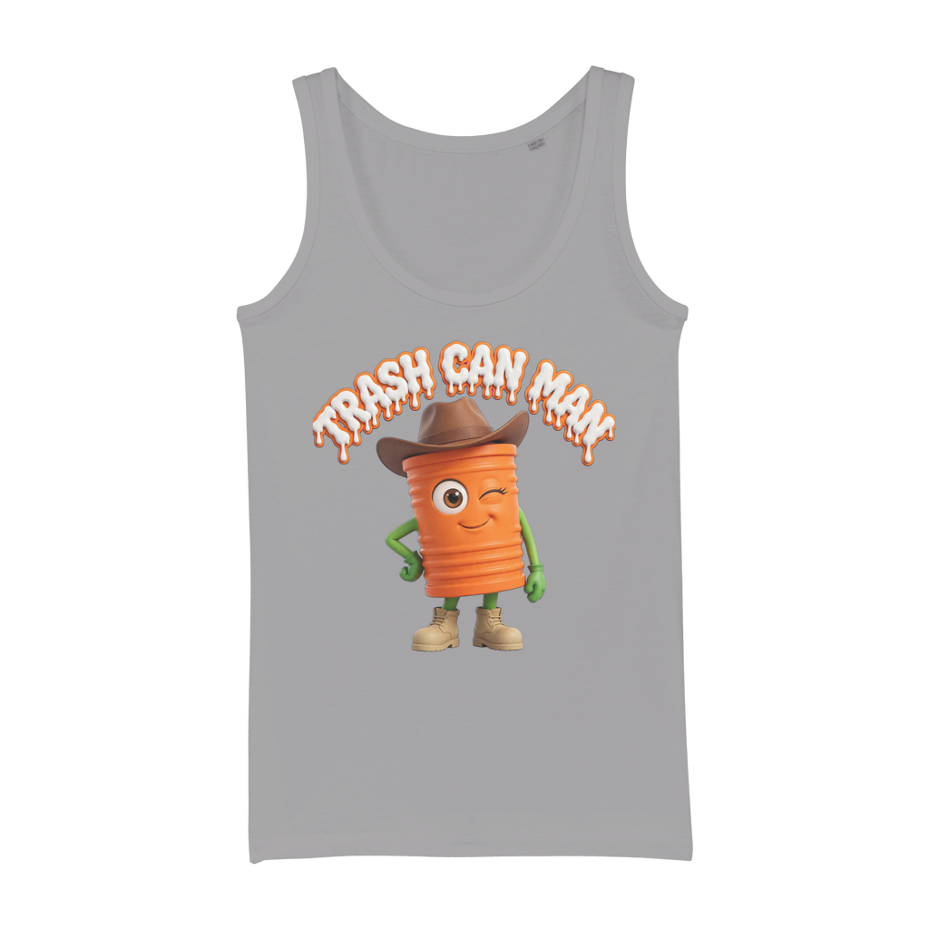 TRASH CAN MAN Organic Jersey Womens Tank Top