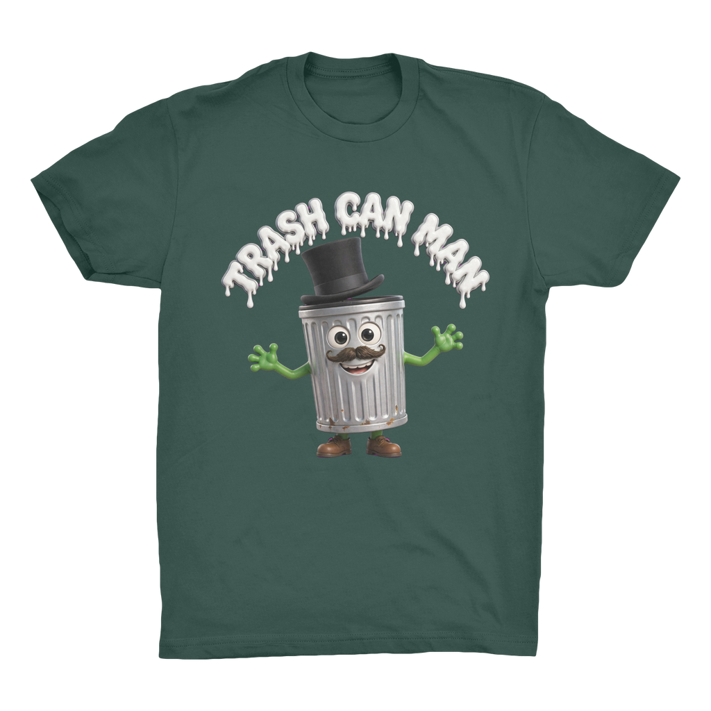 TRASH CAN MAN Organic Adult T-Shirt