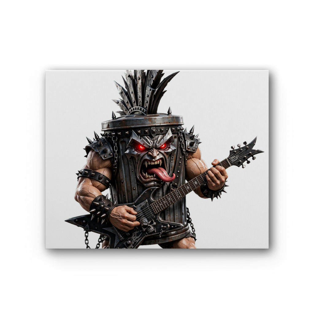 ANGRY CAN MAN 3.0 Premium Stretched Canvas