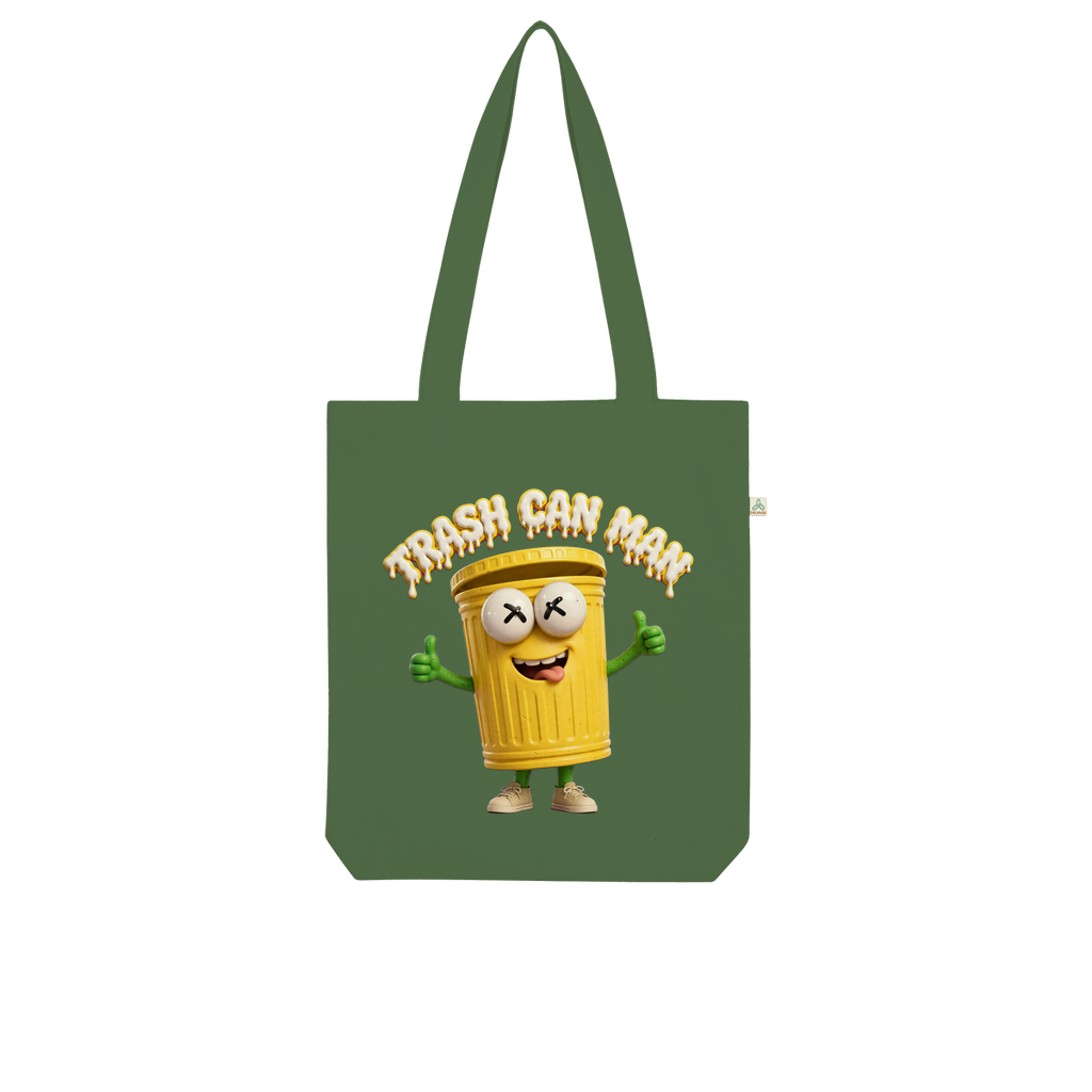 TRASH CAN MAN Organic Tote Bag