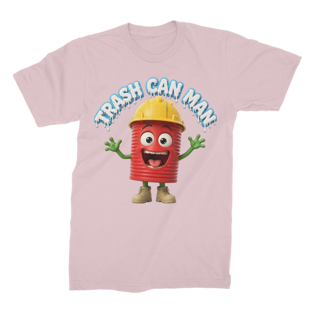 TRASH CAN MAN Premium Jersey Adult T-Shirt