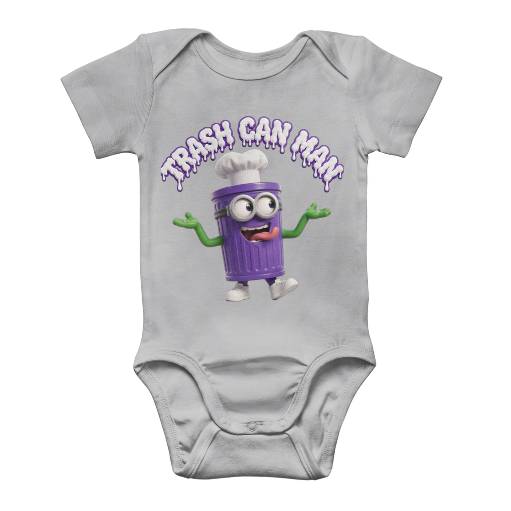 TRASH CAN MAN Classic Baby Onesie Bodysuit