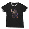 angry can man Adult Ringer T-Shirt