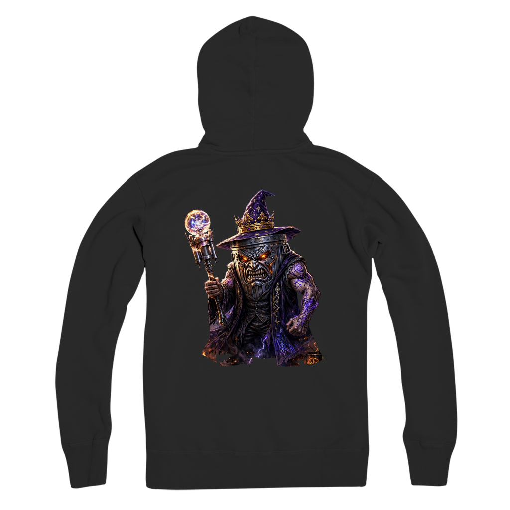 angry can man Premium Adult Zip Hoodie