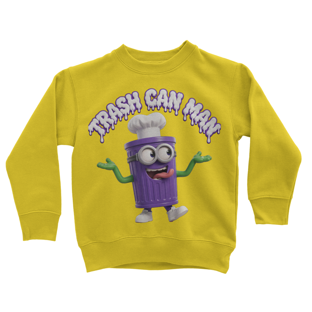 TRASH CAN MAN Classic Kids Sweatshirt
