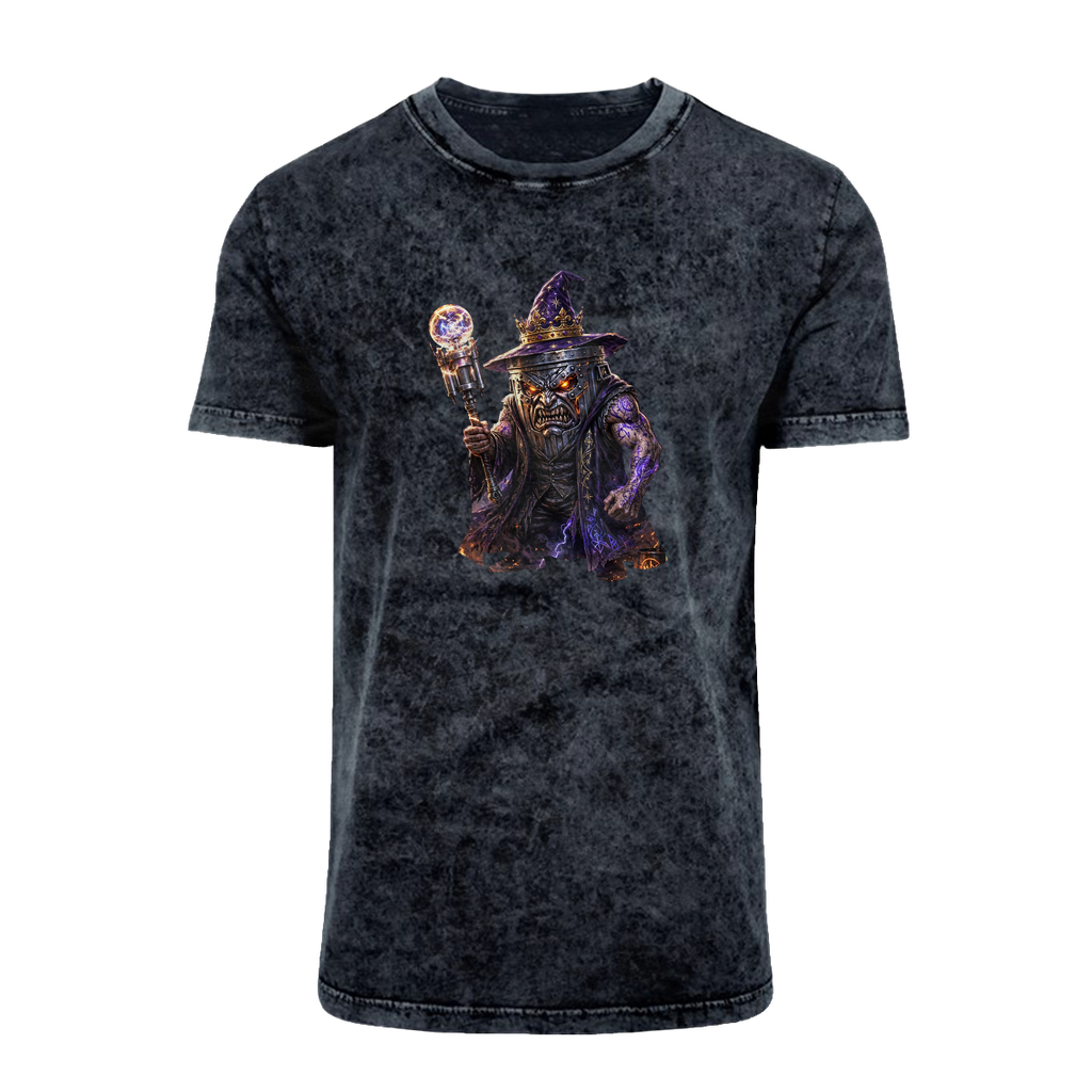 angry can man Acid Washed T-Shirt