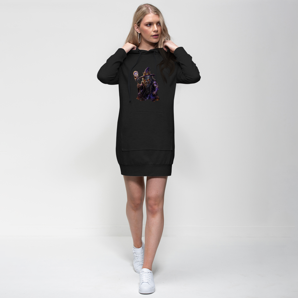 angry can man Premium Adult Hoodie Dress