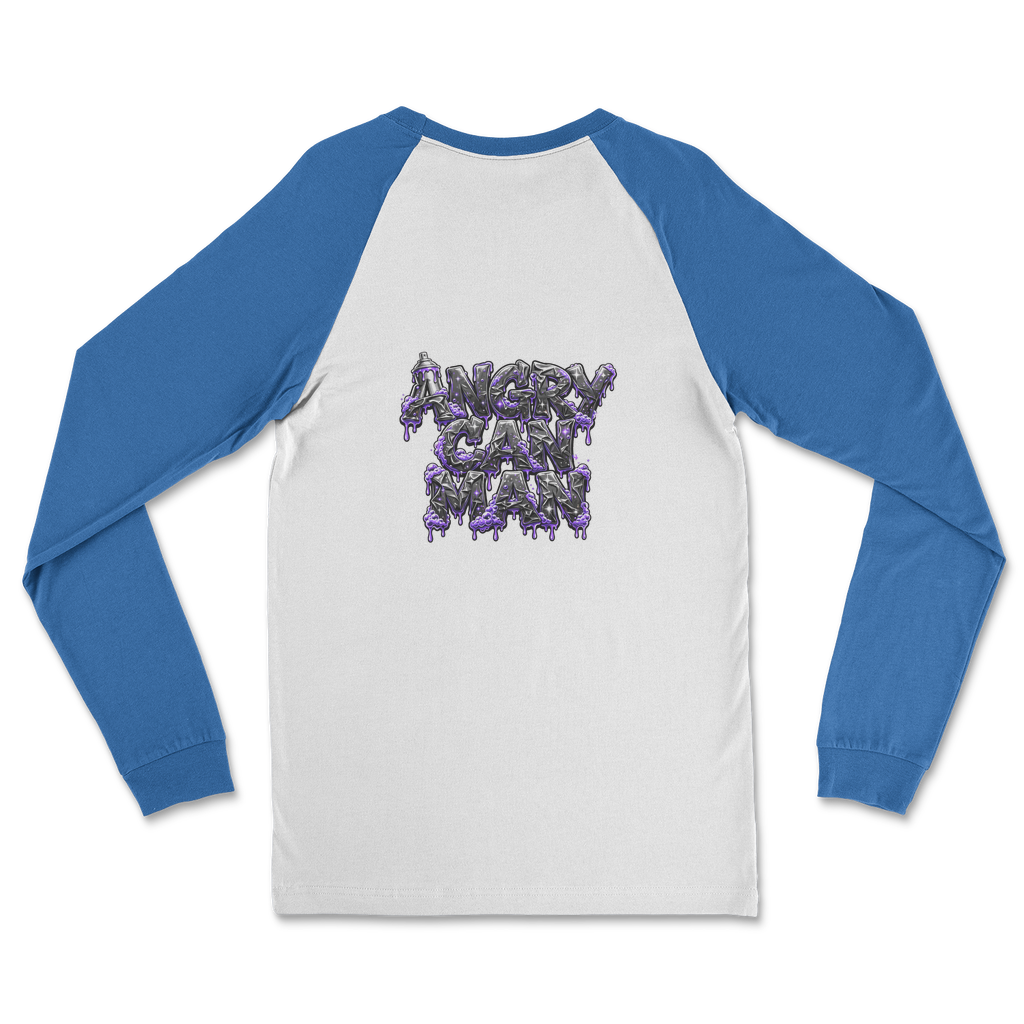 ANGRY CAN MAN 3.0 Classic Raglan Long Sleeve Shirt