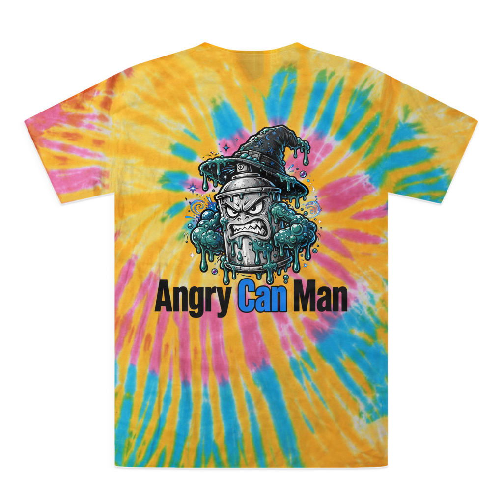 ANGRY CAN MAN 2.0 Tie-Dye T-Shirt