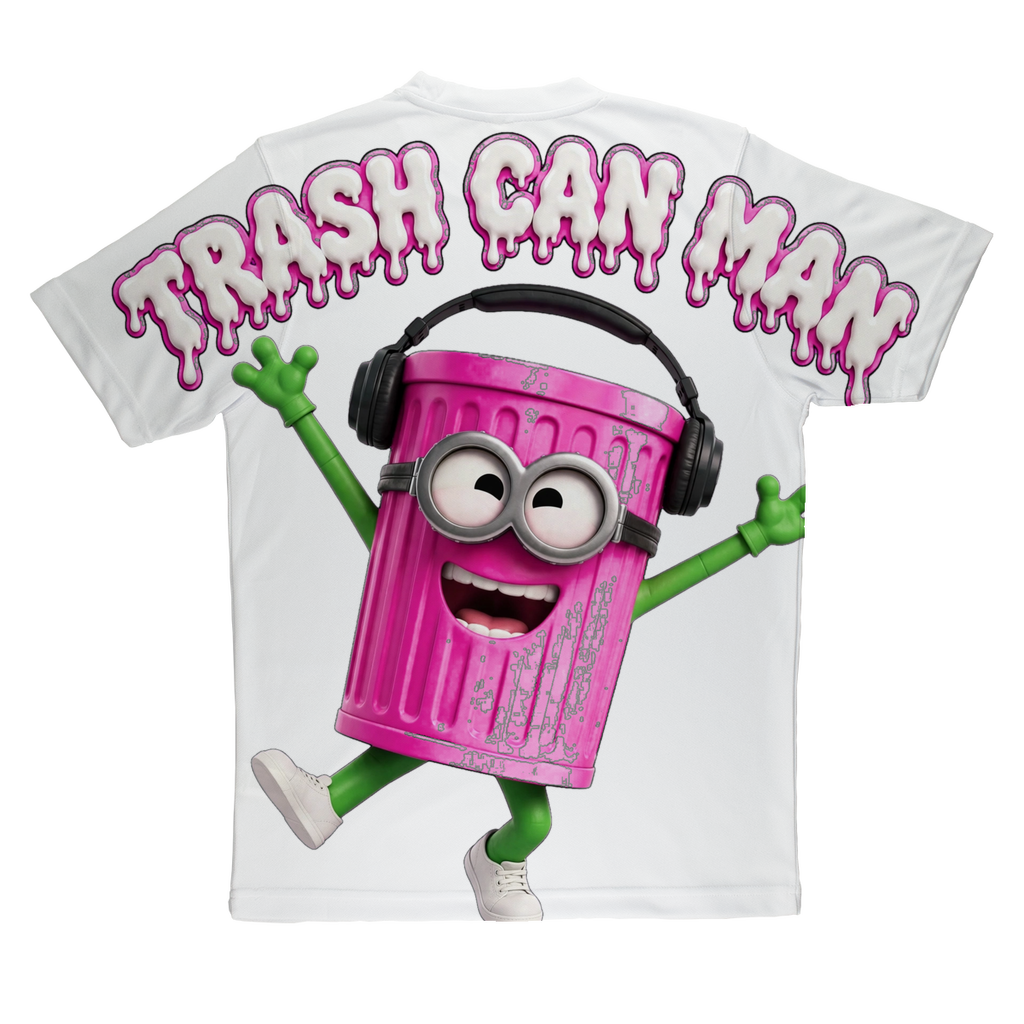 TRASH CAN MAN Sublimation Performance Adult T-Shirt