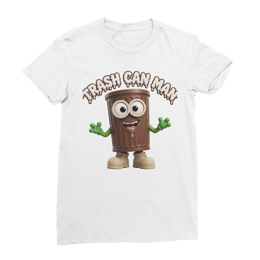TRASH CAN MAN Premium Jersey Women's T-Shirt