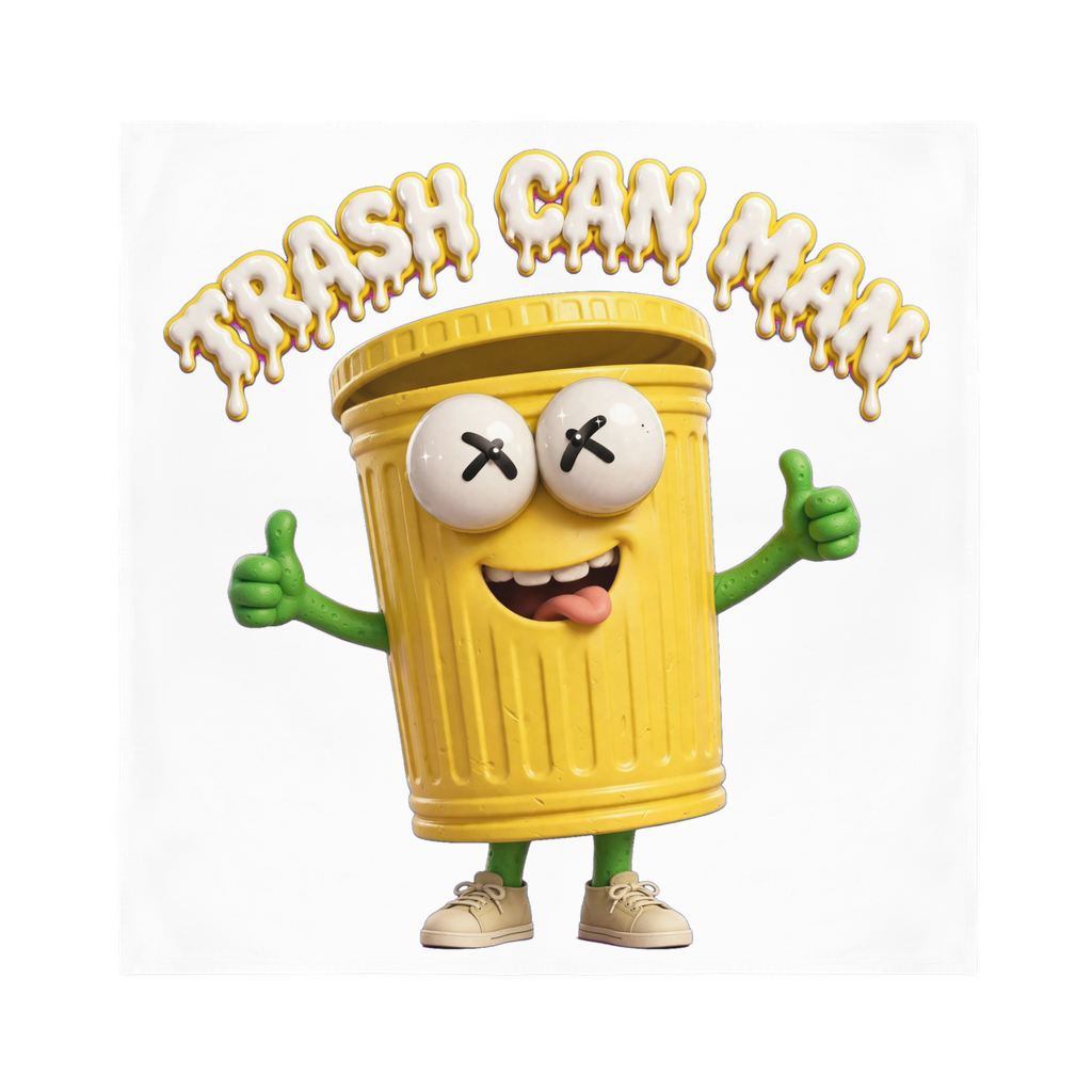 TRASH CAN MAN Sublimation Bandana