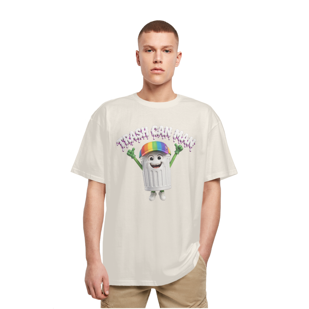 TRASH CAN MAN Heavy Oversized T-Shirt