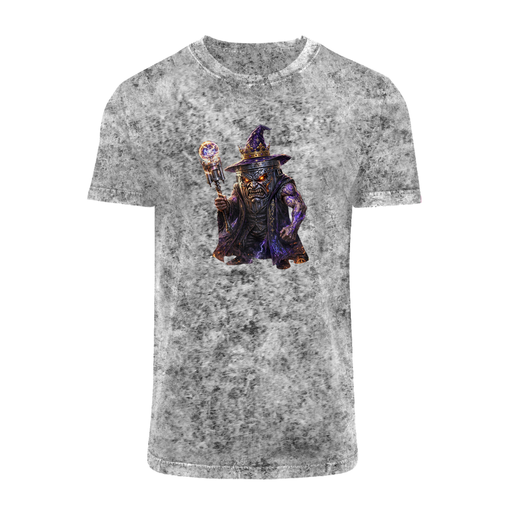 angry can man Acid Washed T-Shirt