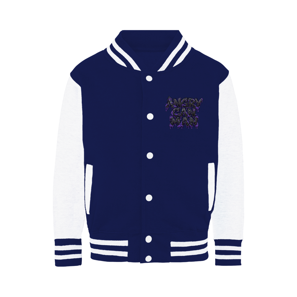 ANGRY CAN MAN 3.0 Varsity Jacket