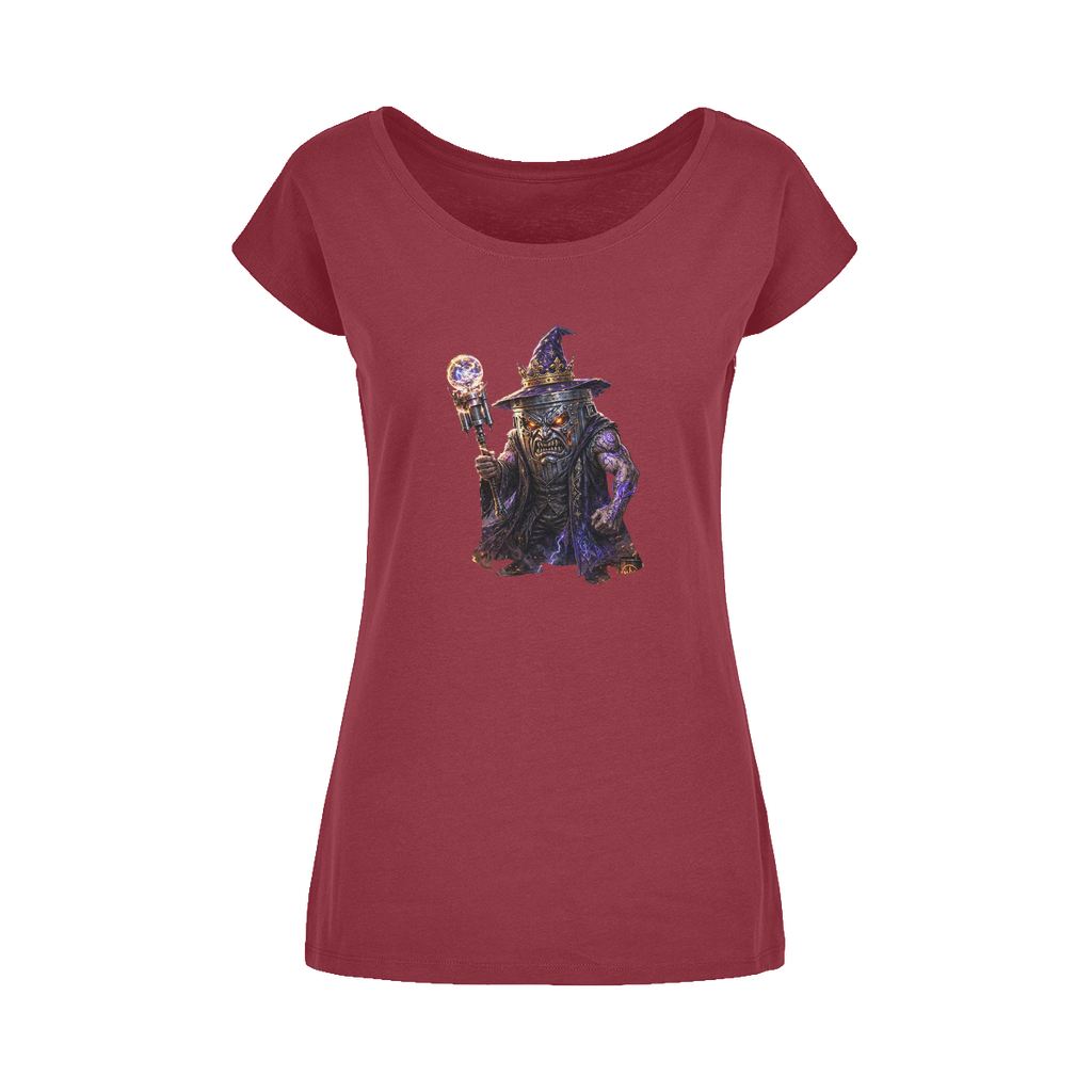 angry can man Wide Neck Womens T-Shirt XS-5XL