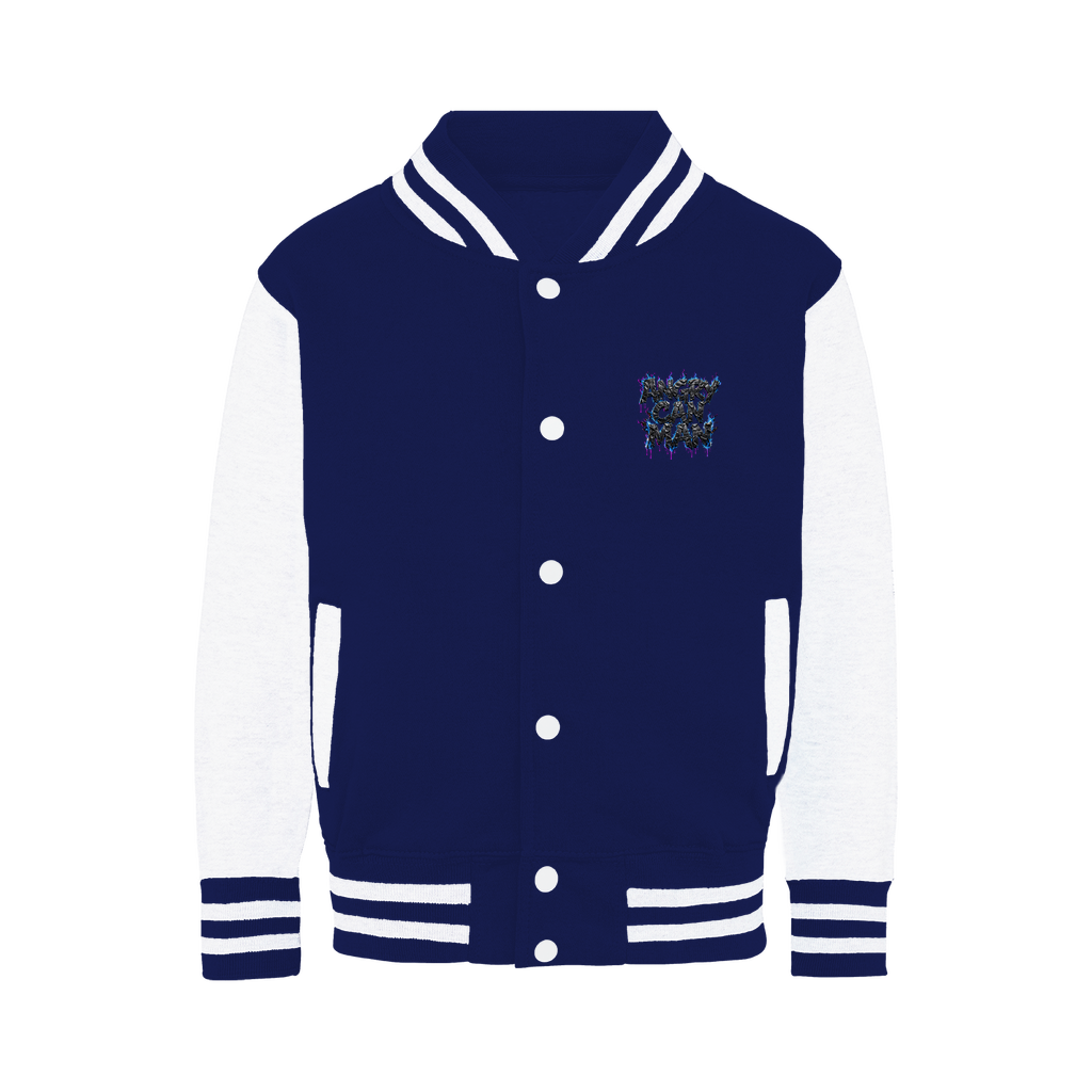 angry can man Varsity Jacket