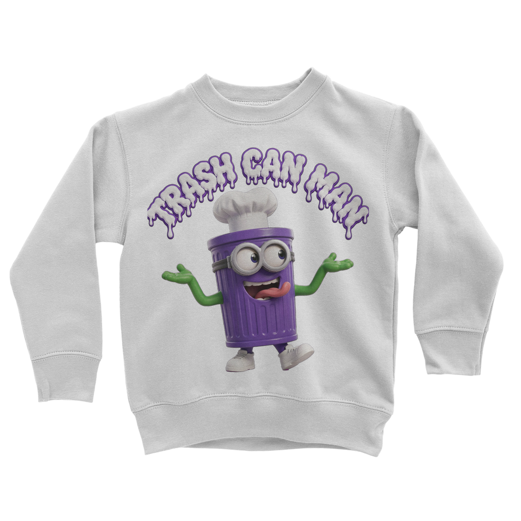 TRASH CAN MAN Classic Kids Sweatshirt