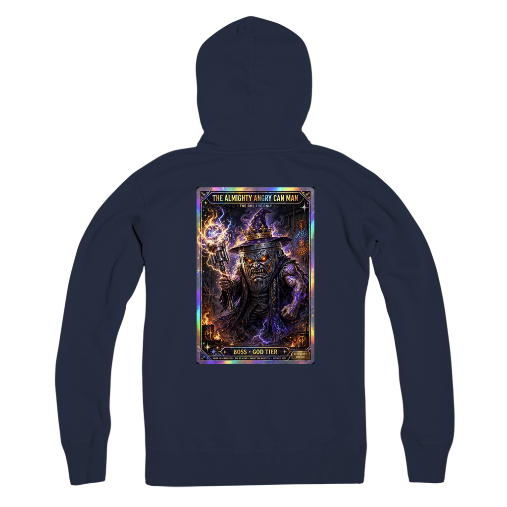 ANGRY CAN MAN 2.0 Premium Adult Zip Hoodie