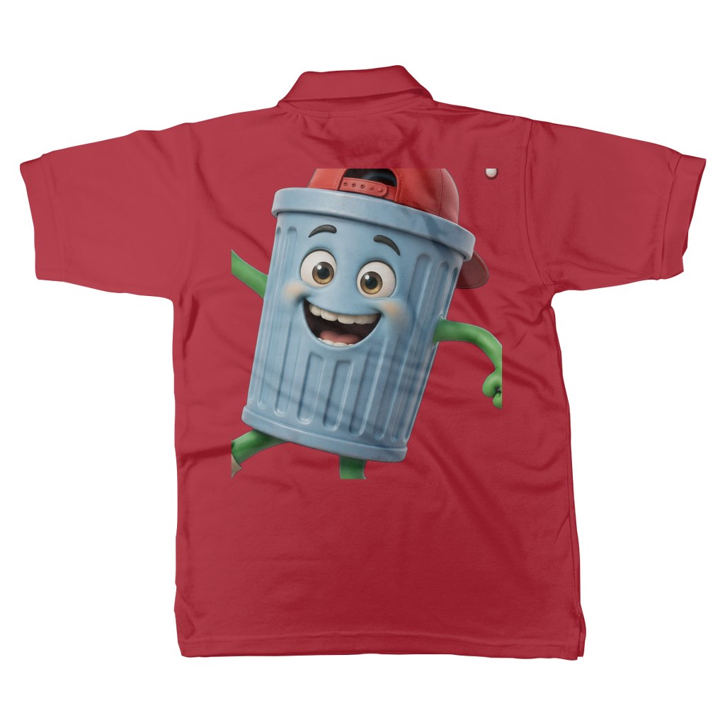 TRASH CAN MAN Classic Women's Polo Shirt