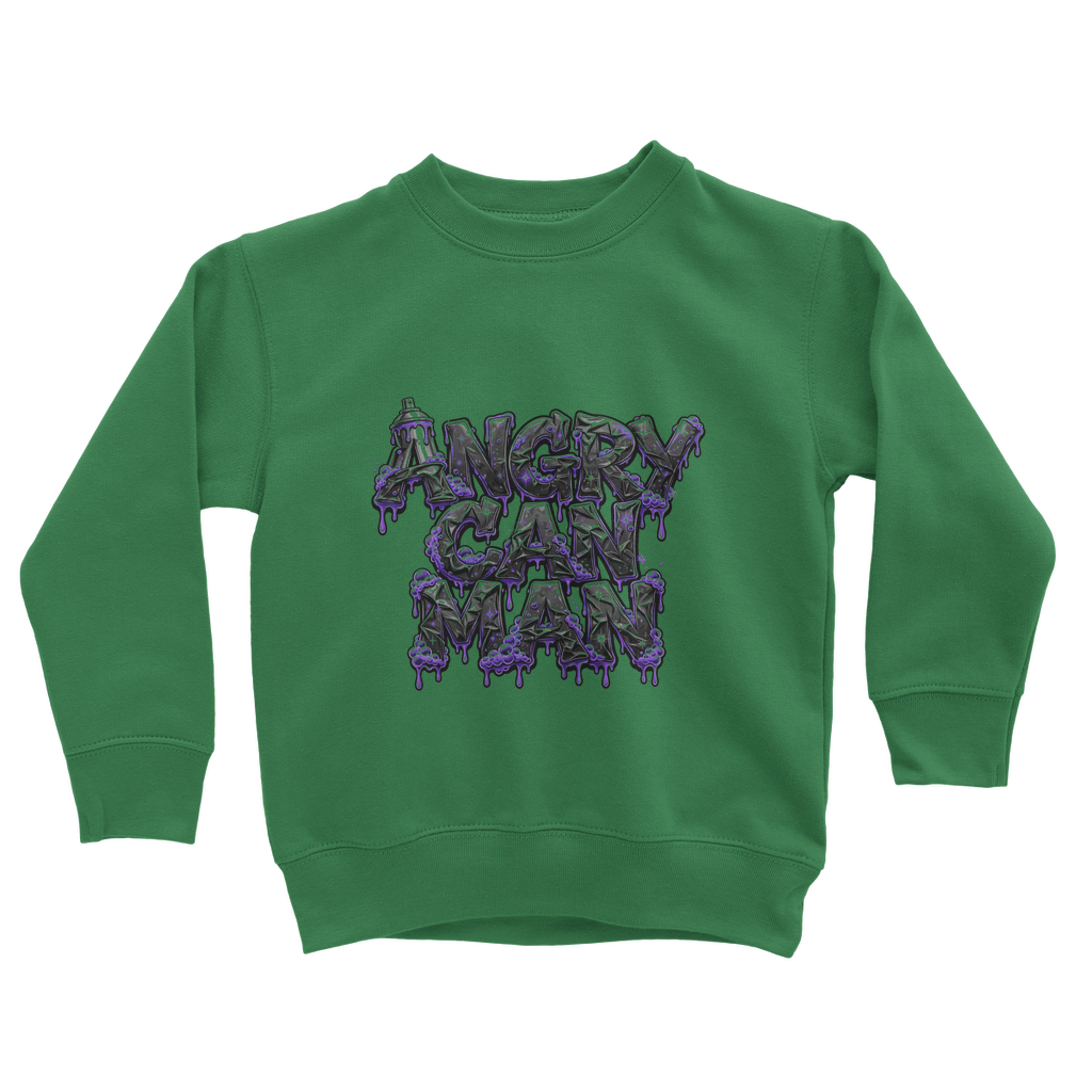 ANGRY CAN MAN 3.0 Classic Kids Sweatshirt
