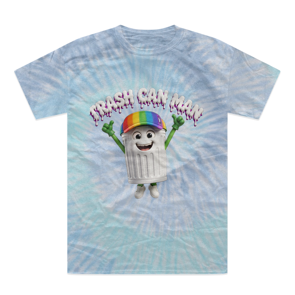 TRASH CAN MAN Tie-Dye T-Shirt