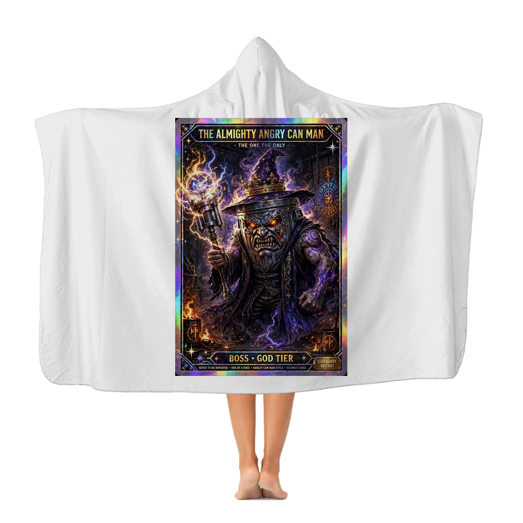 ANGRY CAN MAN 2.0 Classic Adult Hooded Blanket