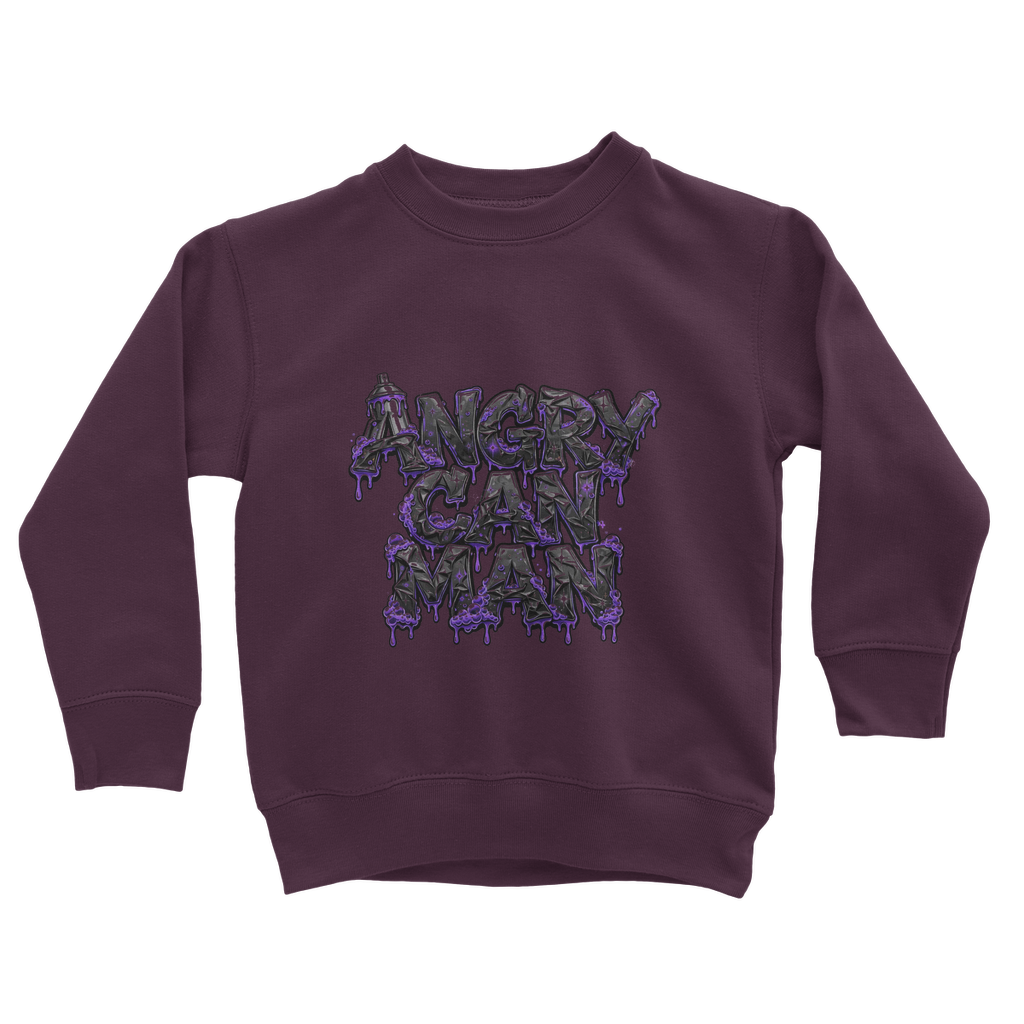 ANGRY CAN MAN 3.0 Classic Kids Sweatshirt