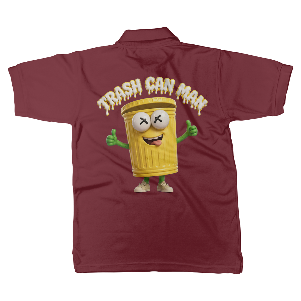 TRASH CAN MAN Classic Adult Polo Shirt