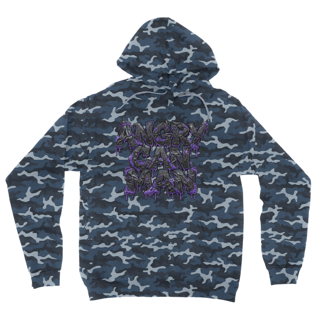 ANGRY CAN MAN 3.0 Camouflage Adult Hoodie