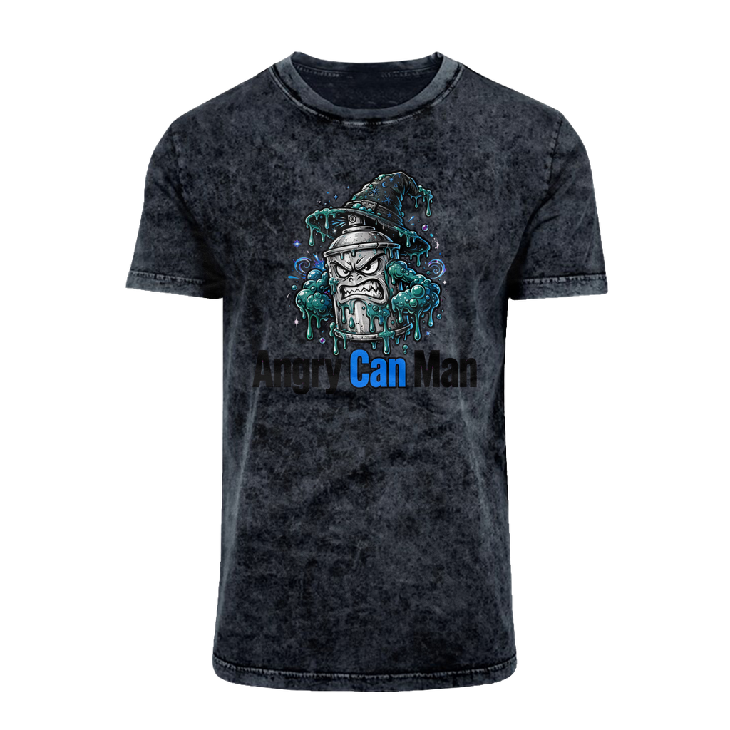 ANGRY CAN MAN 2.0 Acid Washed T-Shirt