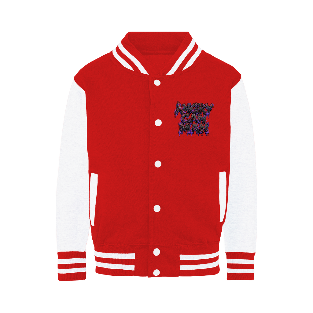 ANGRY CAN MAN 3.0 Varsity Jacket