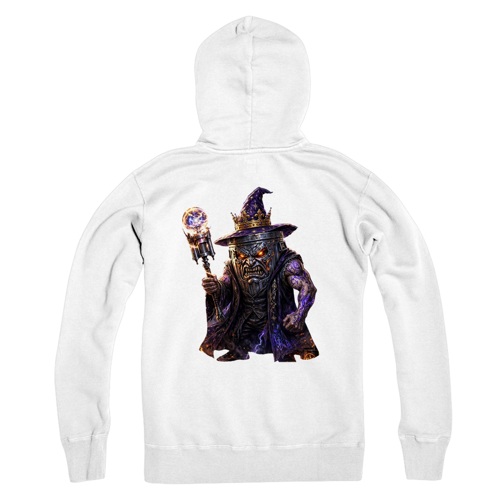 angry can man Premium Adult Zip Hoodie
