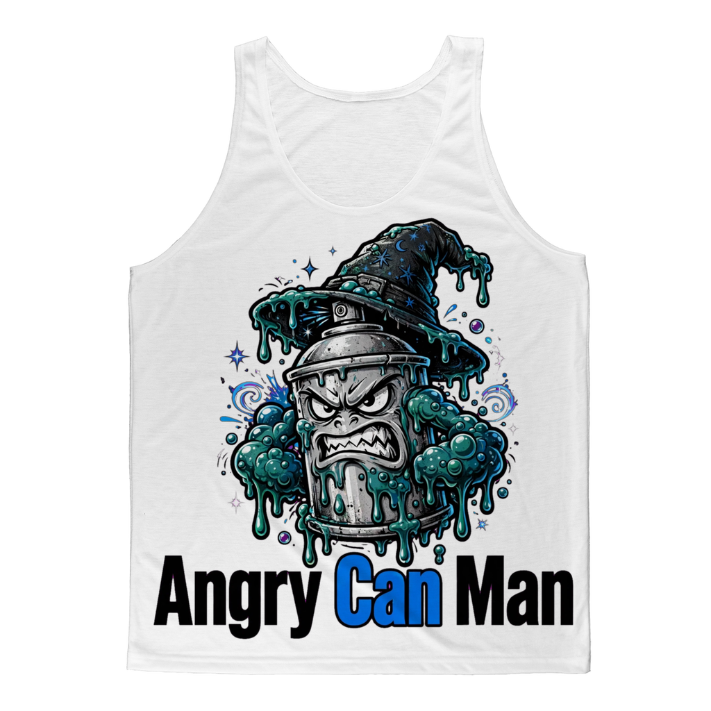 angry can man Classic Sublimation Adult Tank Top