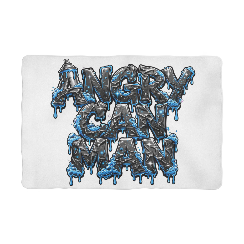 ANGRY CAN MAN 2.0 Sublimation Pet Blanket