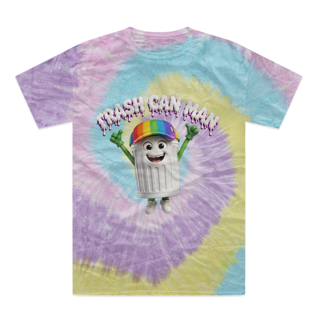 TRASH CAN MAN Tie-Dye T-Shirt