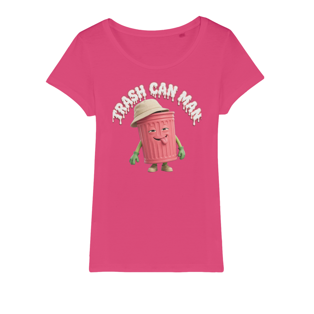 TRASH CAN MAN Organic Jersey Womens T-Shirt