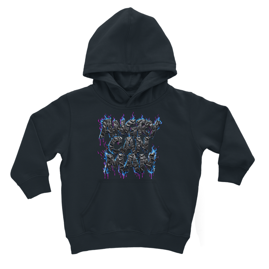 angry can man Classic Kids Hoodie