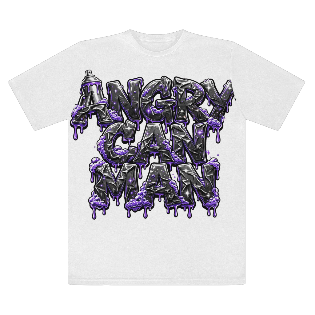 ANGRY CAN MAN 3.0 Premium Cut and Sew Sublimation Unisex T-Shirt