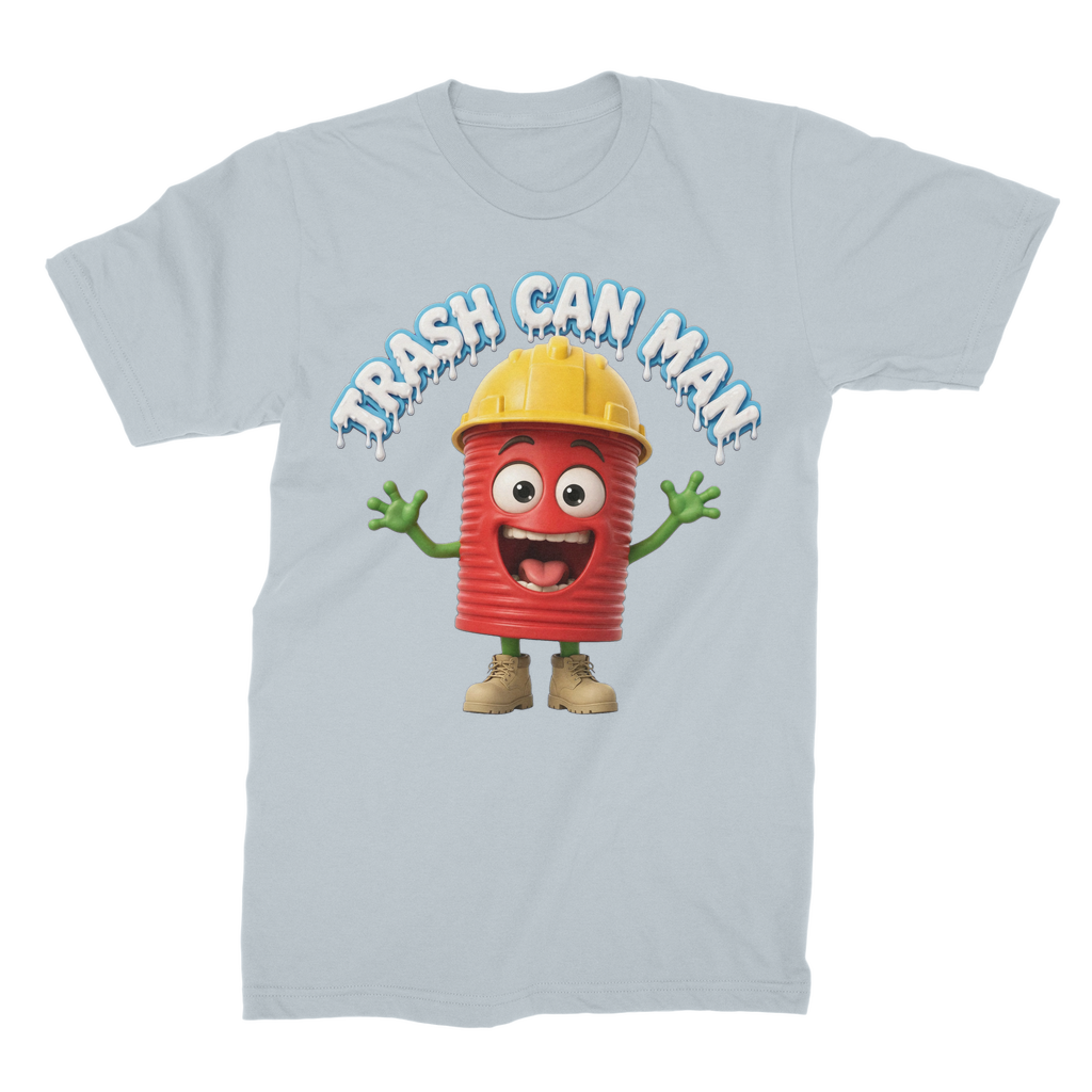 TRASH CAN MAN Premium Jersey Adult T-Shirt