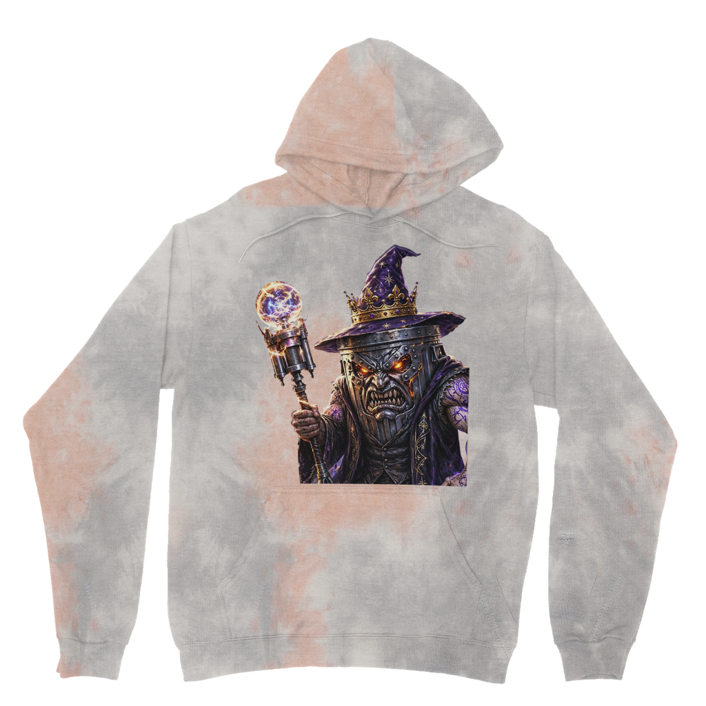 angry can man Tie Dye Hoodie