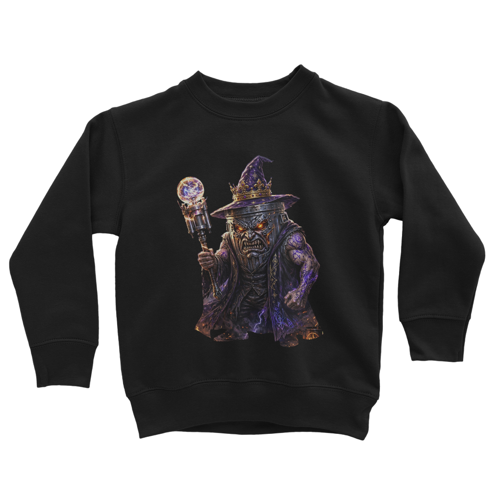 angry can man Classic Kids Sweatshirt