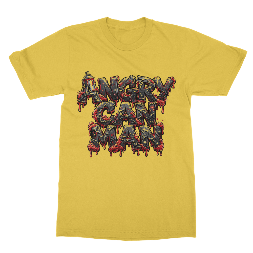 ANGRY CAN MAN 2.0 Classic Heavy Cotton Adult T-Shirt