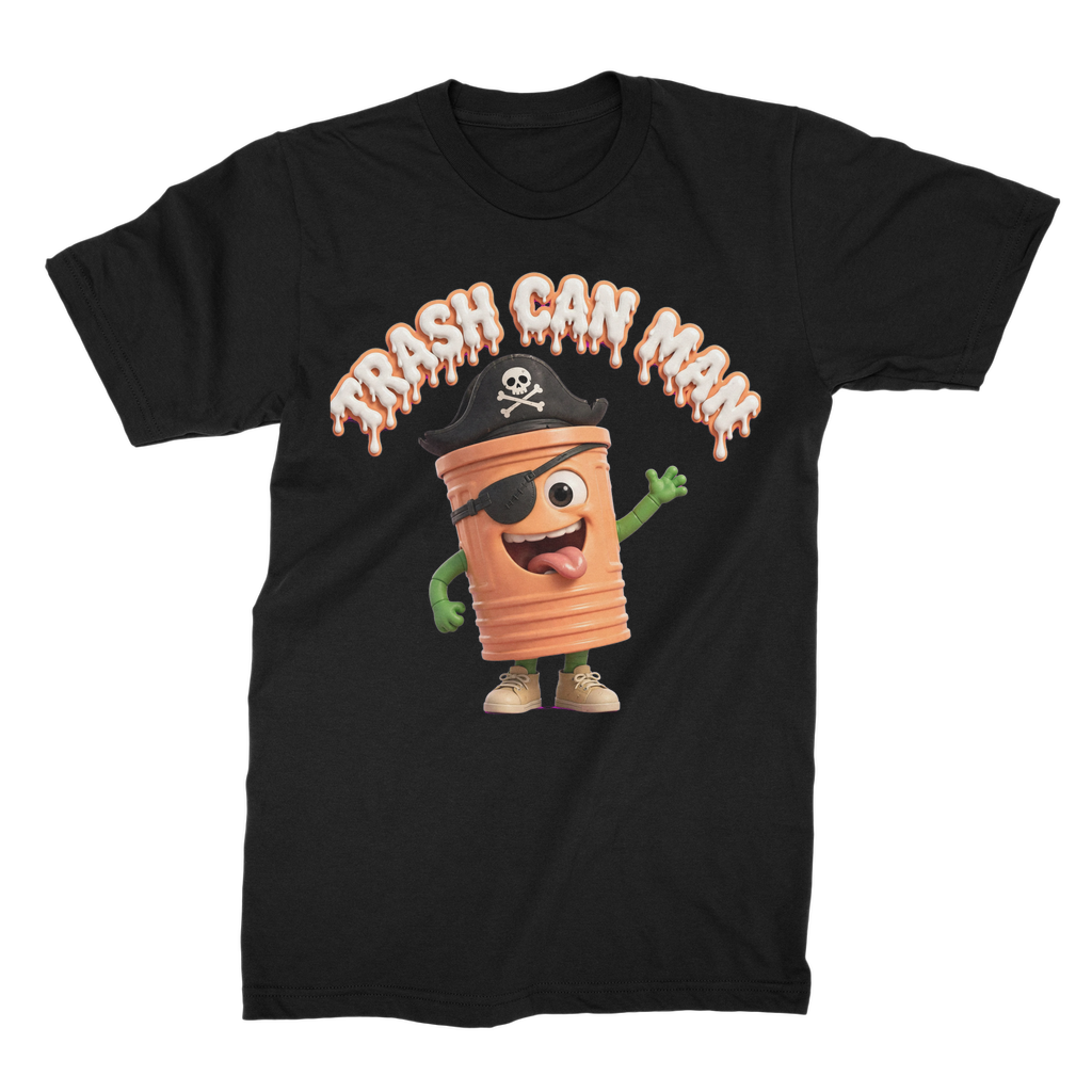 TRASH CAN MAN Unisex Cotton T-Shirt
