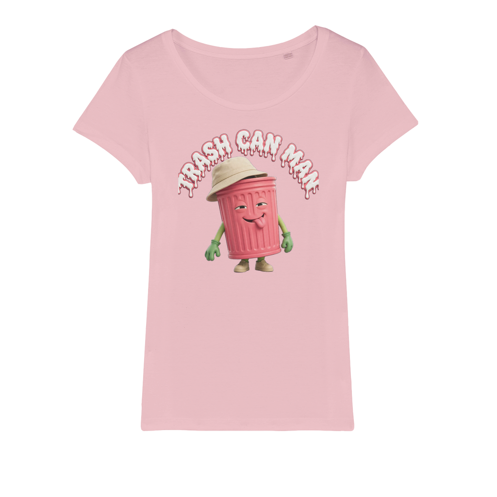 TRASH CAN MAN Organic Jersey Womens T-Shirt