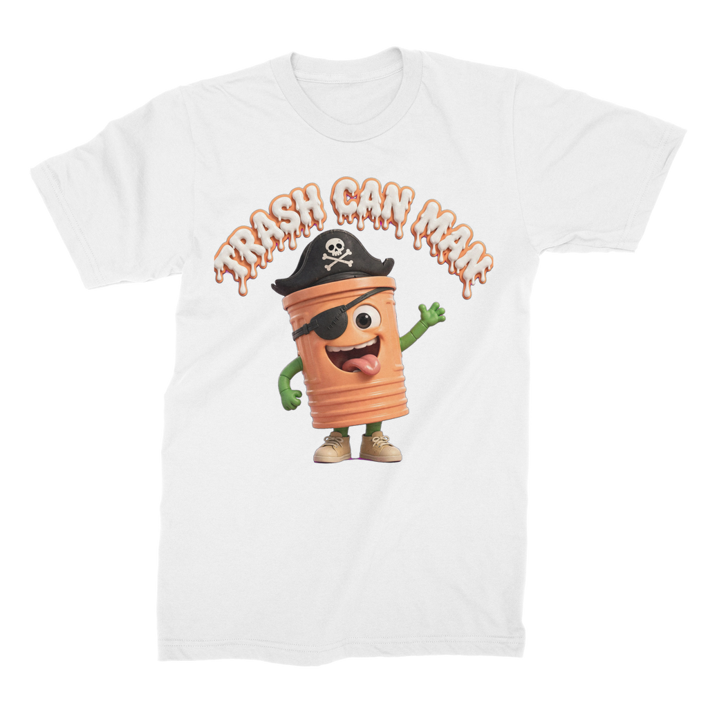TRASH CAN MAN Unisex Cotton T-Shirt