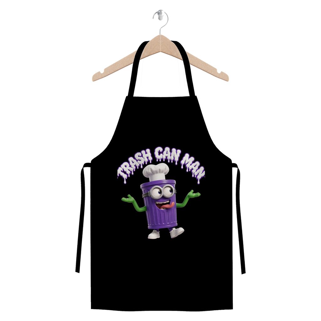 TRASH CAN MAN Premium Jersey Apron