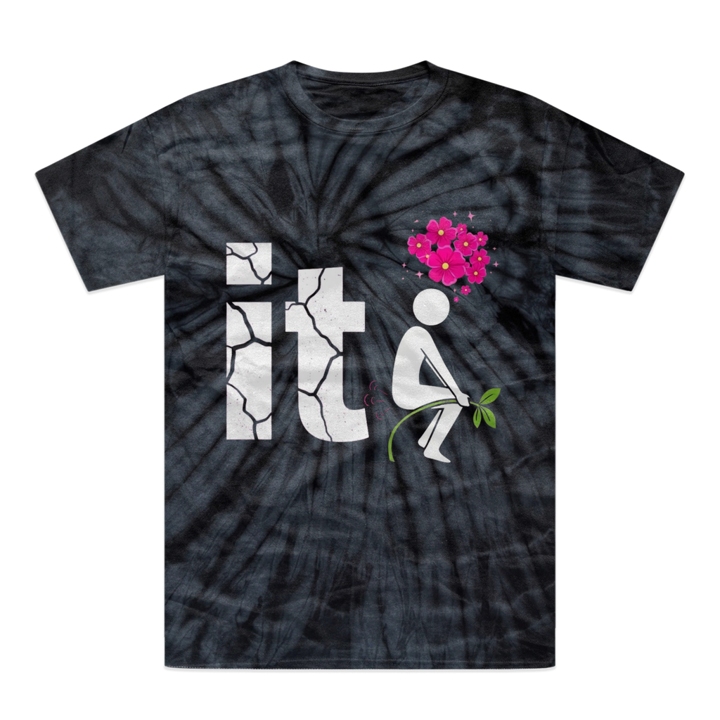 SARCASM 105 Tonal Spider Tie-Dye T-Shirt